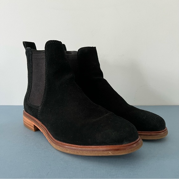 Clarks Shoes - Clarks Clarkdale Arlo Black Suede Boots